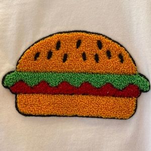 Hamburger White T-shirt, size S